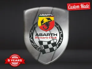 Fiat Abarth Heckscheibenaufkleber Design Stilvoll Hochwertig Trucks